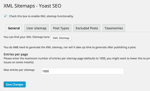 Magento vs WooCommerce SEO Comparison yoast auto xml sitemap