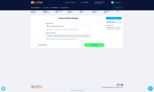 Click to enlarge the image Source Store Setup