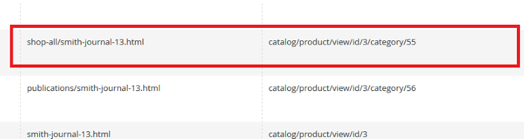 Magento 2 URL example after data migration services from BigCommerce