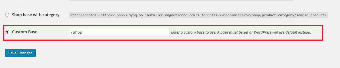 Customizing WooCommerce permalinks after data migration