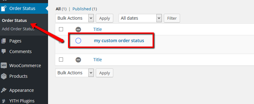 Creating custom order statuses for WooCommerce data migration
