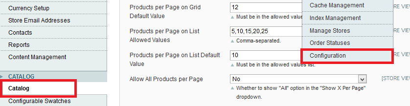 Magento 1.x Search Engine Optimizations settings