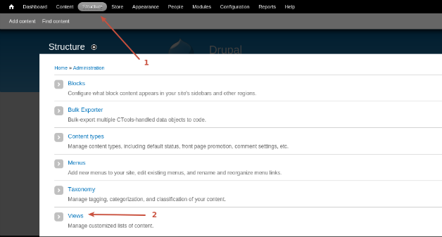 Add new view in Drupal Commerce for data export