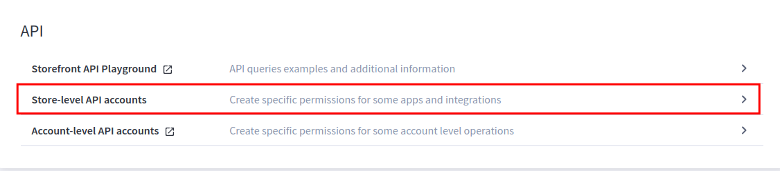 BigCommerce API accounts for eCommerce data migration