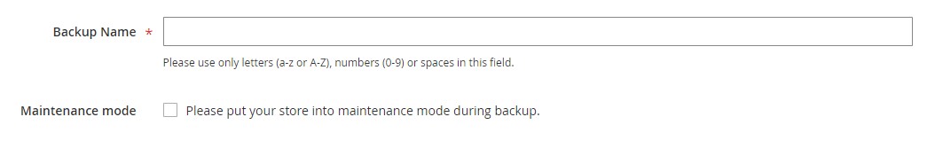 magento backup and restore