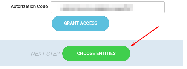Data migration Authorization Code in Migration Wizard