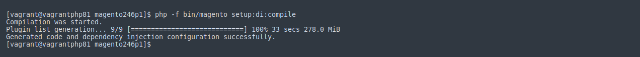 Magento data migration command
