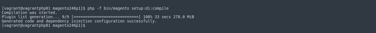 Magento data migration command