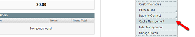 Magento Cache Management: List of Cache Types