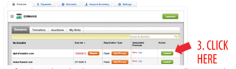 Select Domain for Data Migration