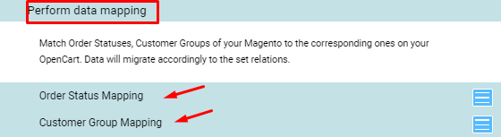 Performing data mapping during data migration to BigCommerce