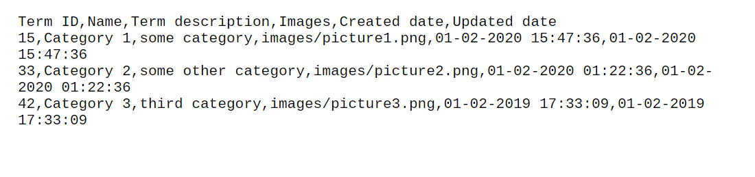Example of a valid Drupal Commerce CSV file for data migration - Part 2