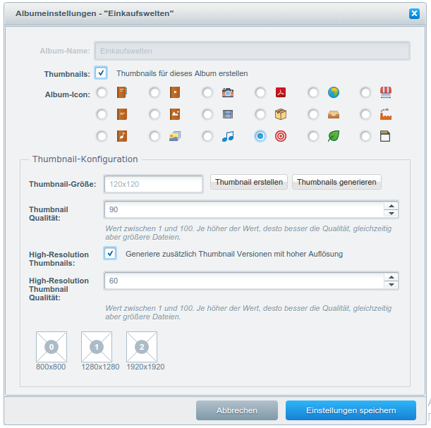 Shopware 5 thumbnail generation