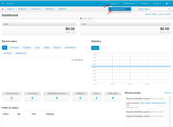 Activating the SEO module in CS-Cart for data migration Activating the SEO module in CS-Cart for data migration