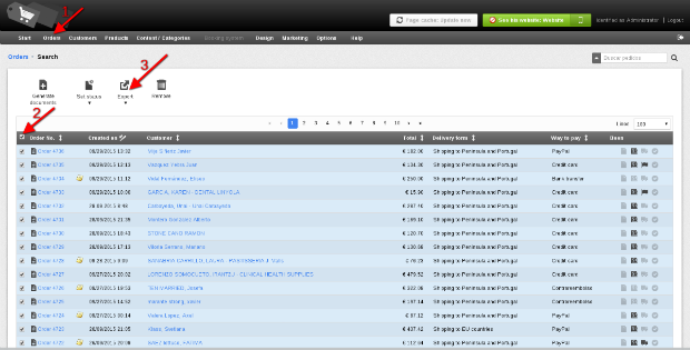 Exporting ePages Orders for Data Migration