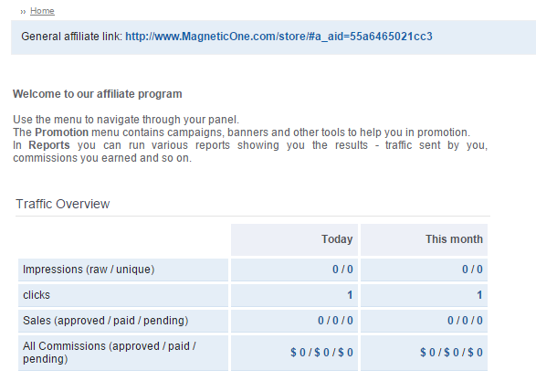 Home page Cart2Cart affiliate program homepage