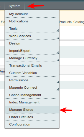 Magento Manage Stores Magento Manage Stores