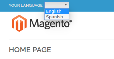 Magento Frontend Language Switch Magento Frontend Language Switch