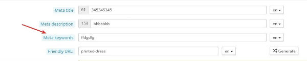 Enabling Meta Keywords in PrestaShop 1.6.x for SEO
