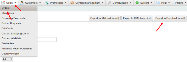 Export Orders from nopCommerce for Data Migration
