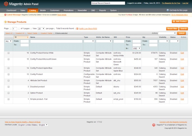 Magento Product Management - eCommerce Data Migration