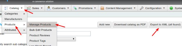 Export Products from nopCommerce for Data Migration
